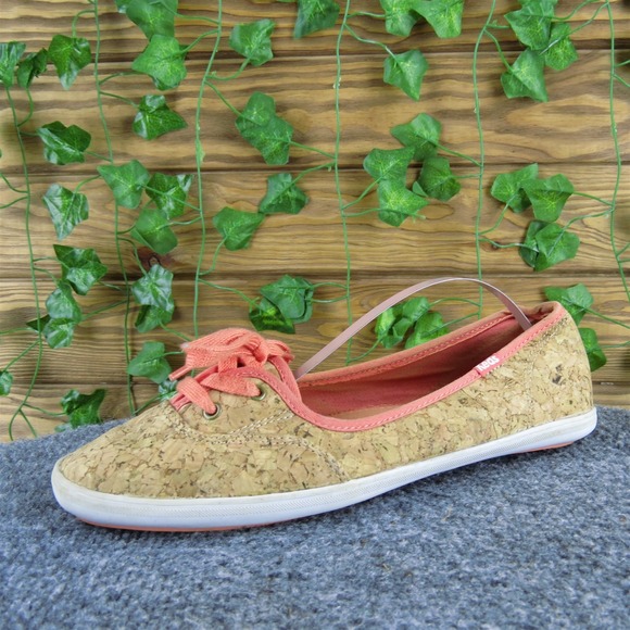 Keds Women's Corky Sneaker Brown Cork Sz 8.5 Medium‎  Used 2025 - Picture 1 of 6